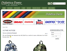 Tablet Screenshot of didatticadante.com